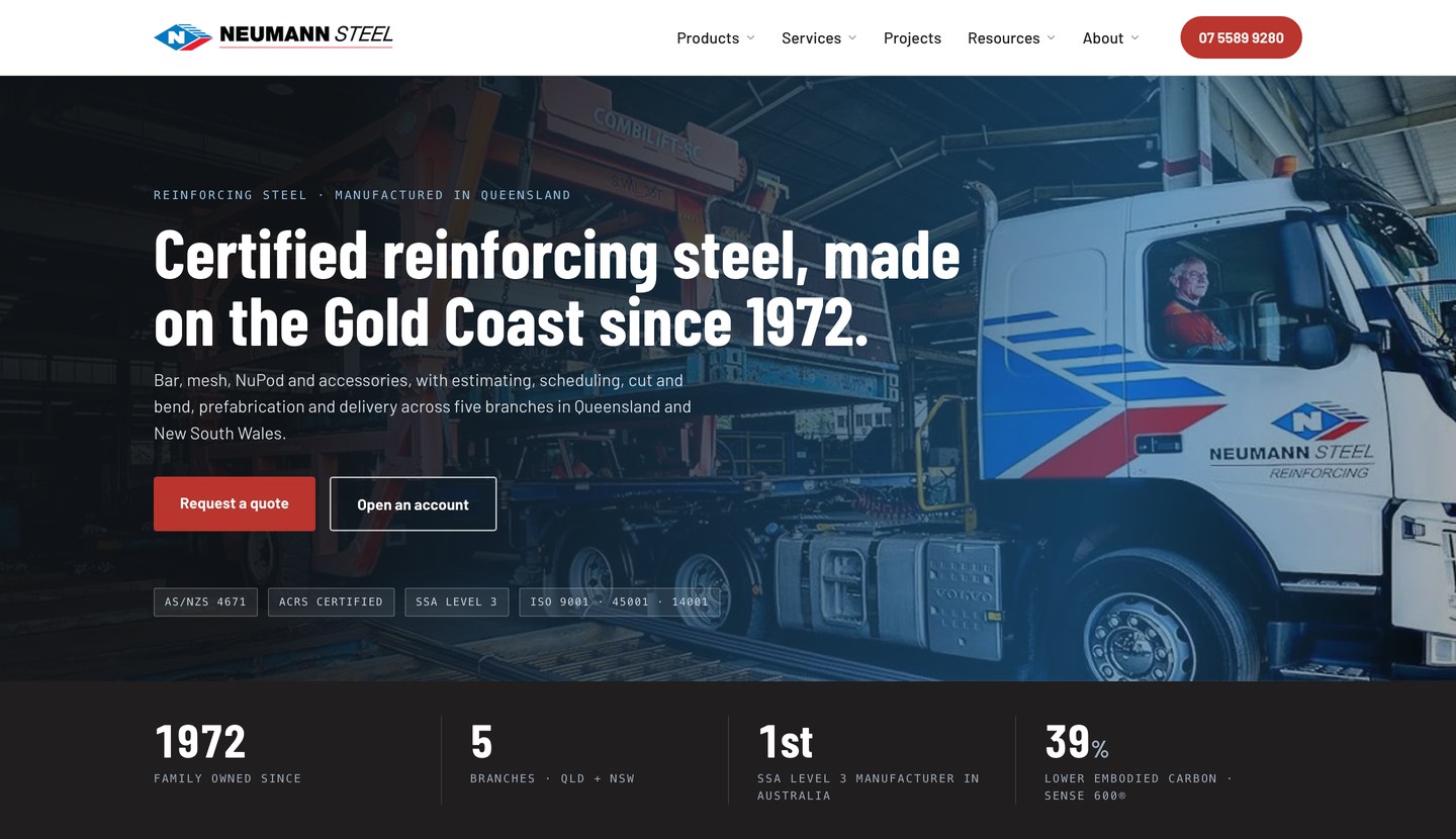 Concept render, homepage hero